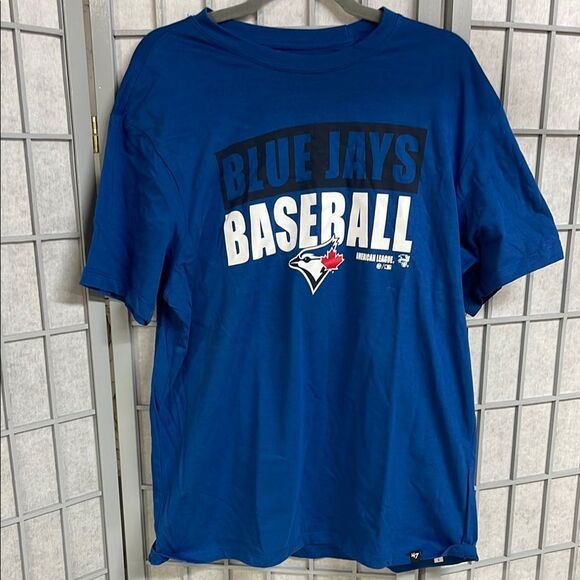 47 Blue Jays Baseball Blue Tee - Picture 1 of 8